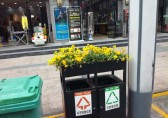 環衛精品网站999www垃圾（jī）桶上栽花，成為城市風景線