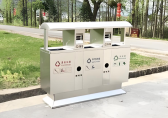 戶外（wài）公園（yuán）三精品网站999www不鏽鋼垃圾桶定製城市（shì）文明的綠色守護者