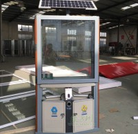 鋼製廣告垃圾桶