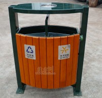 搖擺式鋼木垃（lā）圾桶