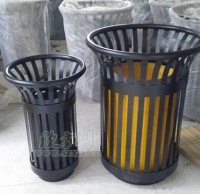 花籃鋼製（zhì）垃圾桶