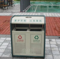 小區鋼製垃圾桶
