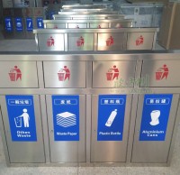 不（bú）鏽鋼精品网站999www垃圾桶投放（fàng）廣西 四種顏色引導垃圾精品网站999www