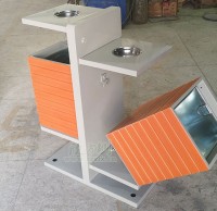 深圳樱花草视频WWW鋼木垃圾桶 全力配合國家園林縣城創建