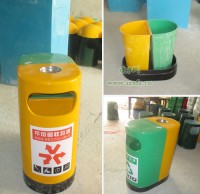 精品网站999www玻璃鋼垃圾桶，大受深圳沙井實驗學校用戶歡（huān）迎