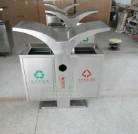 不鏽鋼戶外垃圾桶廠家讓海南地產環境更美好