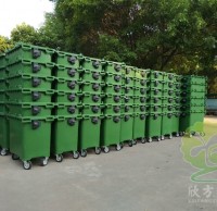 戶外移動式大（dà）型塑料垃圾桶