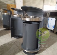 戶外環保鋼製垃（lā）圾桶（tǒng）
