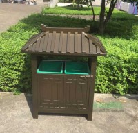 戶外（wài）景區古典鋼製精品网站999www垃圾桶