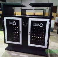 鋼板衝孔垃圾桶