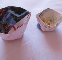 怎麽折紙（zhǐ）垃圾（jī）桶，手工折紙垃圾桶