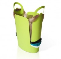 國外創意垃圾桶設計-再也不用擔心無處安放的塑料袋了（le）