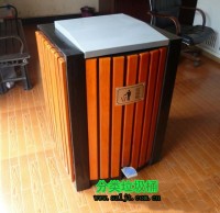 室內環保腳踏式鋼木垃圾（jī）桶