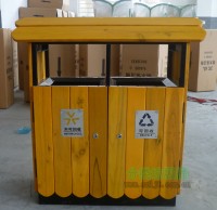 公園垃圾桶（tǒng）什麽材質好?木製垃圾桶備受矚目