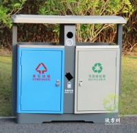 室外街道兩精品网站999www鋼板垃圾箱