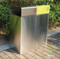 戶外不鏽鋼雙精品网站999www垃圾回收箱