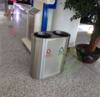 鍍鋅內膽室內不（bú）鏽鋼垃圾桶