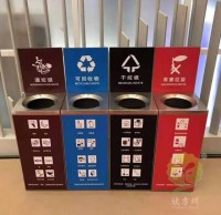 商場小號立式直投口（kǒu）不鏽鋼精品网站999www垃圾桶