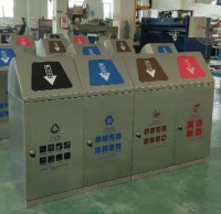 大型有（yǒu）蓋四精品网站999www（lèi）不鏽鋼垃圾桶