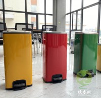 室內家（jiā）用腳踏式不鏽鋼分（fèn）類垃圾桶