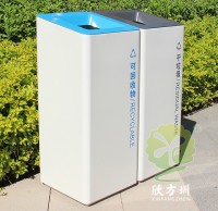 上海商場不鏽（xiù）鋼（gāng）分（fèn）類垃圾桶