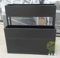 房（fáng）地產雙層黑（hēi）色烤漆（qī）不鏽鋼花架