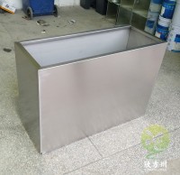 室外大號方形不鏽鋼花箱