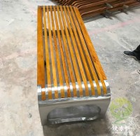 不帶靠（kào）背戶外不鏽鋼休閑椅