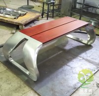 高檔精品（pǐn）加厚不鏽鋼休閑椅