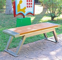 戶（hù）外學校不鏽鋼休閑椅等候椅（yǐ）