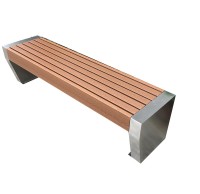 小區物業不鏽（xiù）鋼園林椅排椅