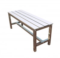 娛樂場所更（gèng）衣間雙人不鏽鋼休閑椅