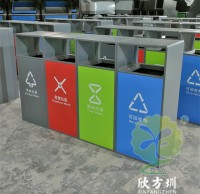 室外小區四色不鏽鋼精品网站999www垃圾箱