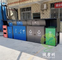 深圳4.0標準分（fèn）類垃圾桶垃圾亭
