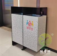 四川商場鏤空加厚不鏽鋼精品网站999www垃（lā）圾桶