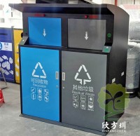 社（shè）區環衛智能感應（yīng）鍍鋅板精品网站999www垃圾桶（tǒng）