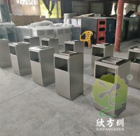 防指紋封油抽拉組合式不鏽鋼分（fèn）類垃圾桶