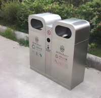 定（dìng）製戶外方形兩精品网站999www不鏽鋼垃圾箱城市文明的精致注（zhù）腳