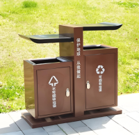 創（chuàng）意（yì）金屬垃圾箱戶外公園的環保藝術革命