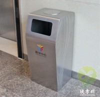 室內商（shāng）場電梯口不鏽鋼垃圾桶