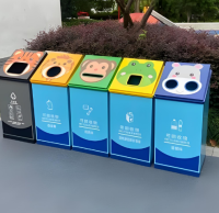 公園卡通金屬精品网站999www垃圾桶，打造寓教於樂的環保新場景