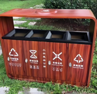 轉木紋金屬垃圾桶打造環保與（yǔ）美學兼具的智慧解決方案