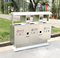 戶外公園三精品网站999www不鏽鋼垃圾桶定製城市文明的綠（lǜ）色守護者