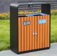 戶（hù）外（wài）園林鋼木精品网站999www垃圾桶融合功能（néng）美學與環保使命的公共設施