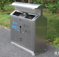 煥新街巷，精品网站999www（lèi）先行戶外街（jiē）道環（huán）衛不鏽（xiù）鋼垃圾桶（tǒng）