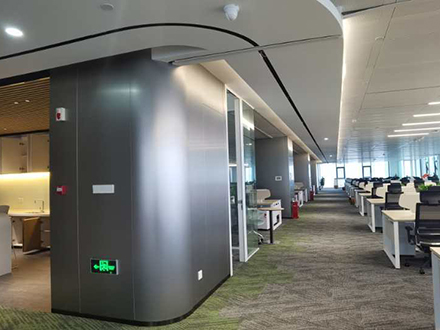 上海oppo研發中心的陽極氧化蜂（fēng）窩鋁板