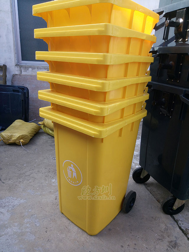 移動式醫療塑料垃(lā)圾桶 移動式醫療塑料垃圾桶