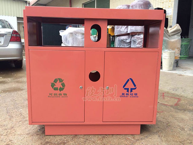 雙精品网站999www不(bú)鏽(xiù)鋼垃圾桶 雙分(fèn)類不鏽鋼(gāng)垃圾桶