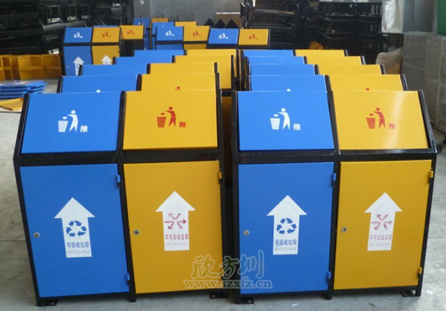 屋形鋼製垃圾桶 屋形鋼製垃圾桶