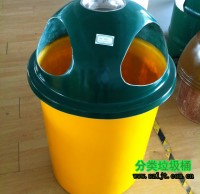 玻璃鋼簡潔戶外（wài）垃圾桶